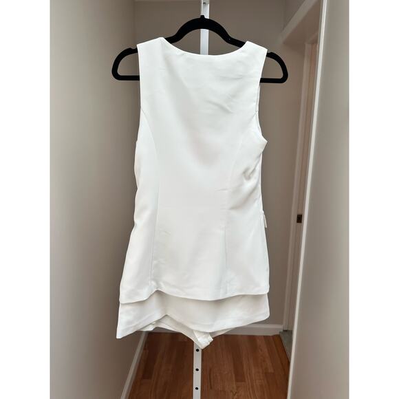 NEW NWT Amanda Uprichard Kya Romper White size Small - Picture 7 of 8